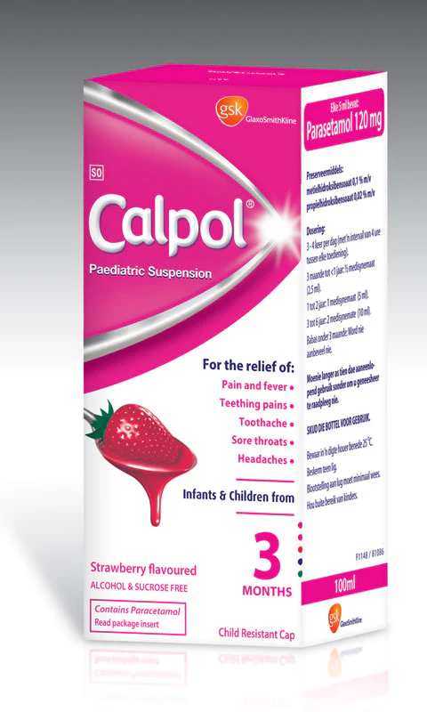 CALPOL PAED SUSP 100MLS