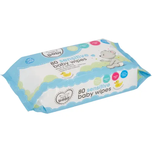 CLICKS BABY SENSITIVE WIPES 80S