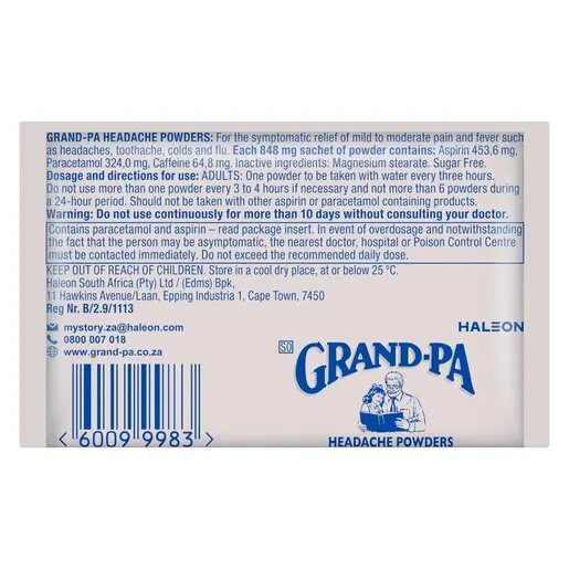 GRAND PA SATCHETS POWDER