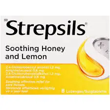 STREPSILS HONEY & LEMON 8S
