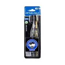 DENTALMATE SOFT CHACOAL TOOTHBRUSH 2S
