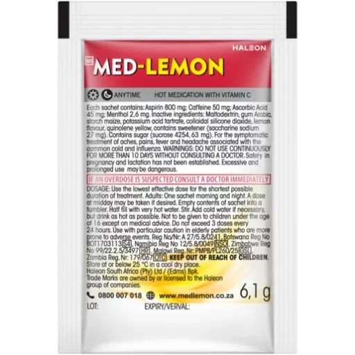 MED-LEMON SATCHETS ORIGINAL 6.1G