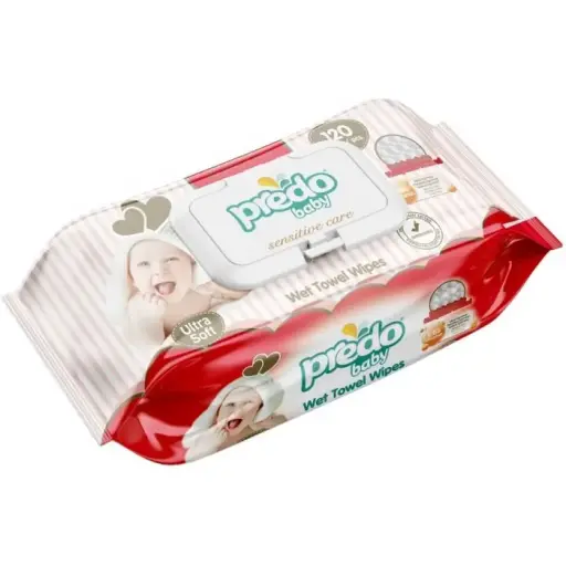 PREDO SENSITIVE CARE WET WIPES 120S